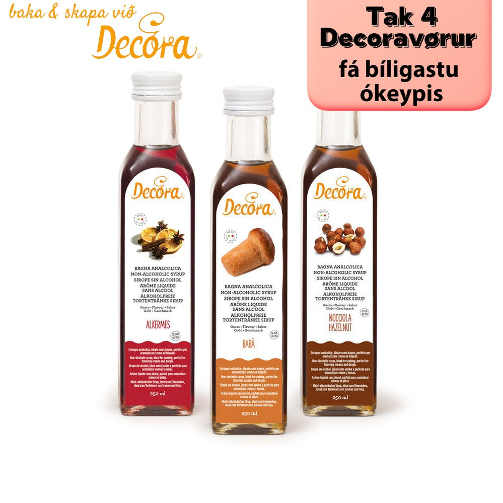 Decora Smakkur sirop vanilja  250ml alkoholfrítt