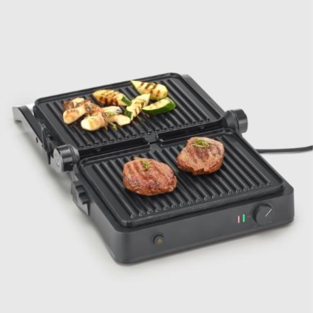 Paninigrill 1800W Svørt/stál Severin KG2398