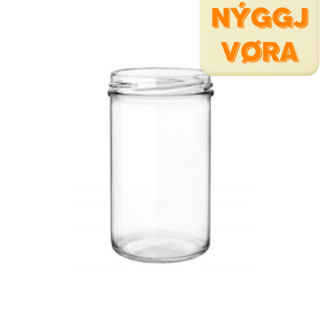 Krukka glas 277ml u/lok TO66