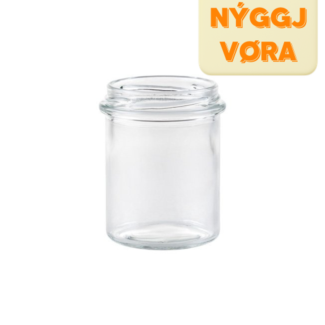 Krukka glas 215ml u/lok TO66