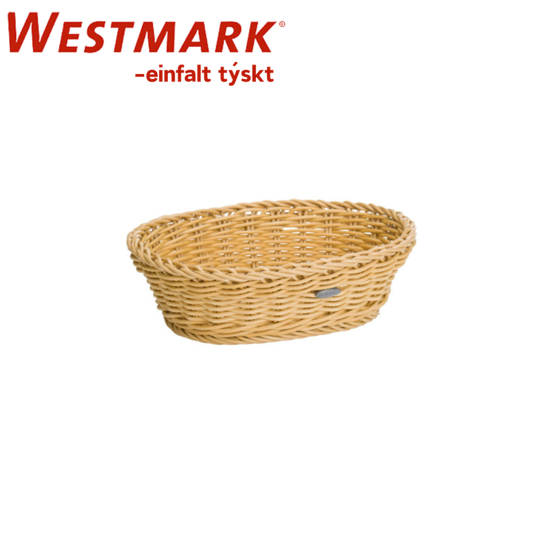 Westmark Kurv t/gastro PP 25,5x19x8cm lj.brún