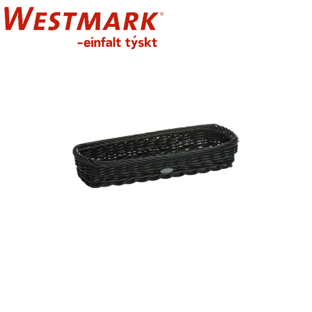 Westmark Kurv t/gastro PP 28x11x5cm svørt