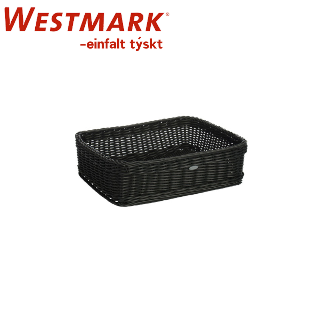 Westmark Kurv t/gastro PP 32,5x26,5x10cm svørt