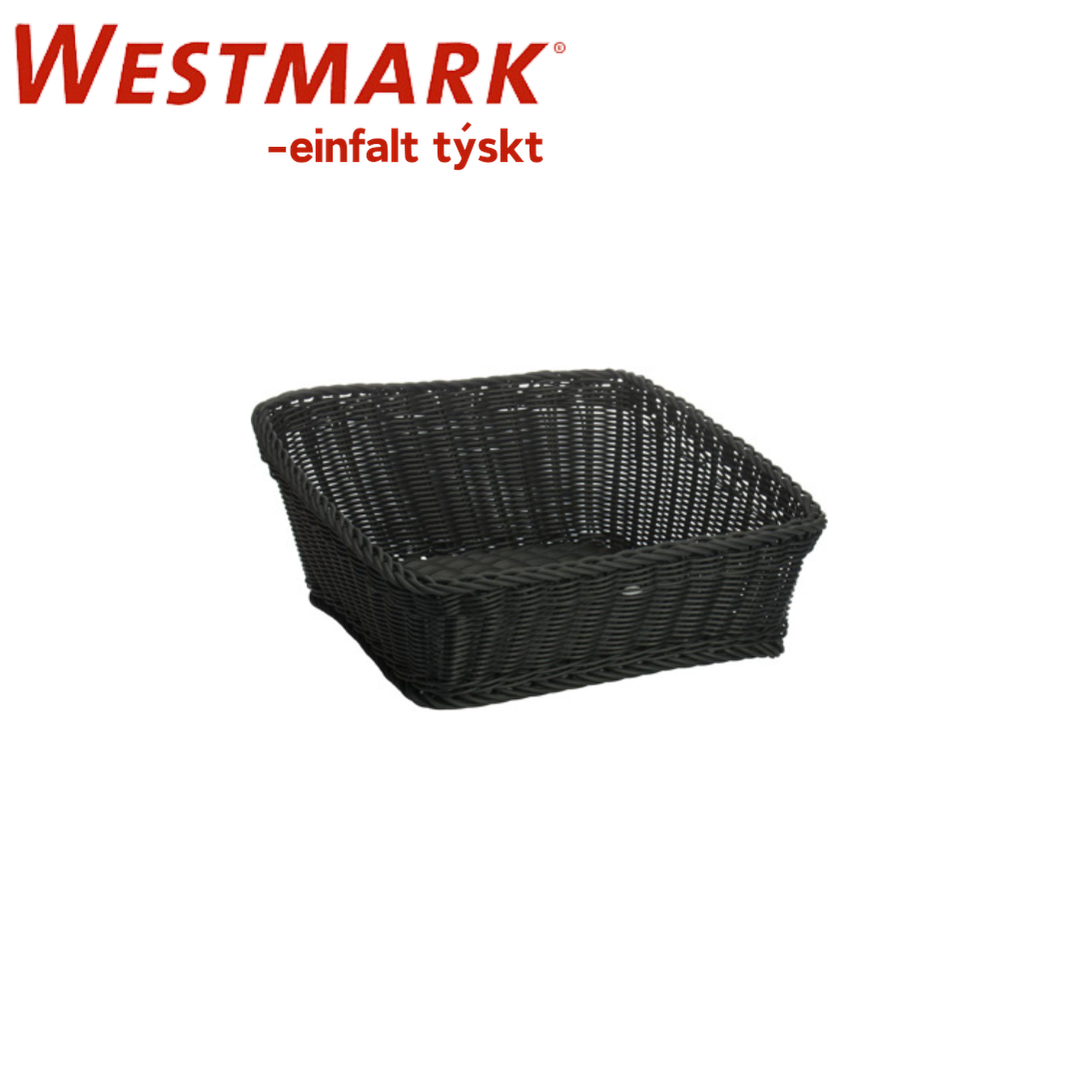 Westmark Kurv t/gastro PP 52x50x14/24cm svørt