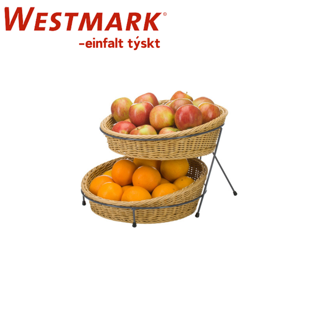 Westmark Buffet display til 2 kurvar Ø 34cm