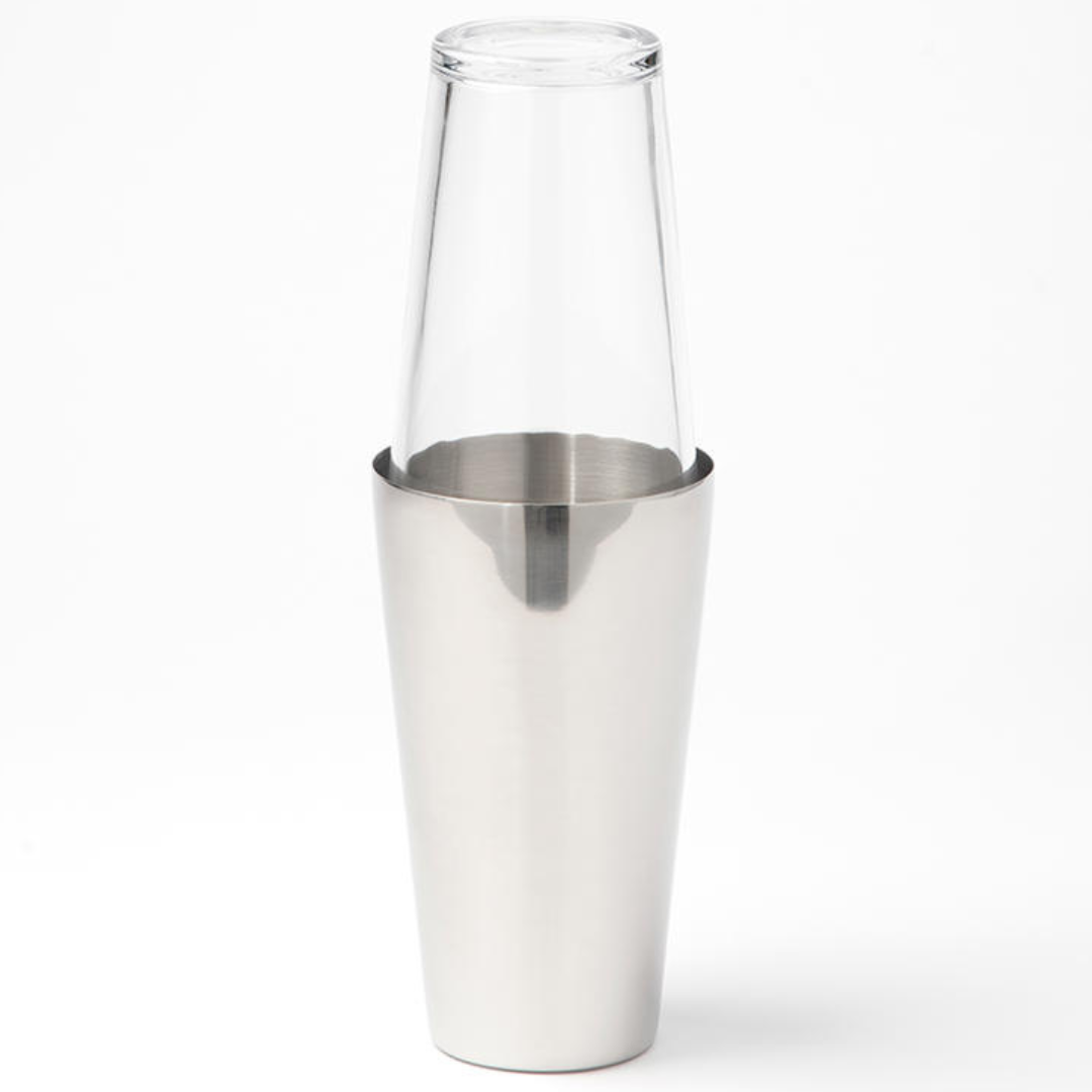 Kokkteylshakari Rustfr+glas 0,7L